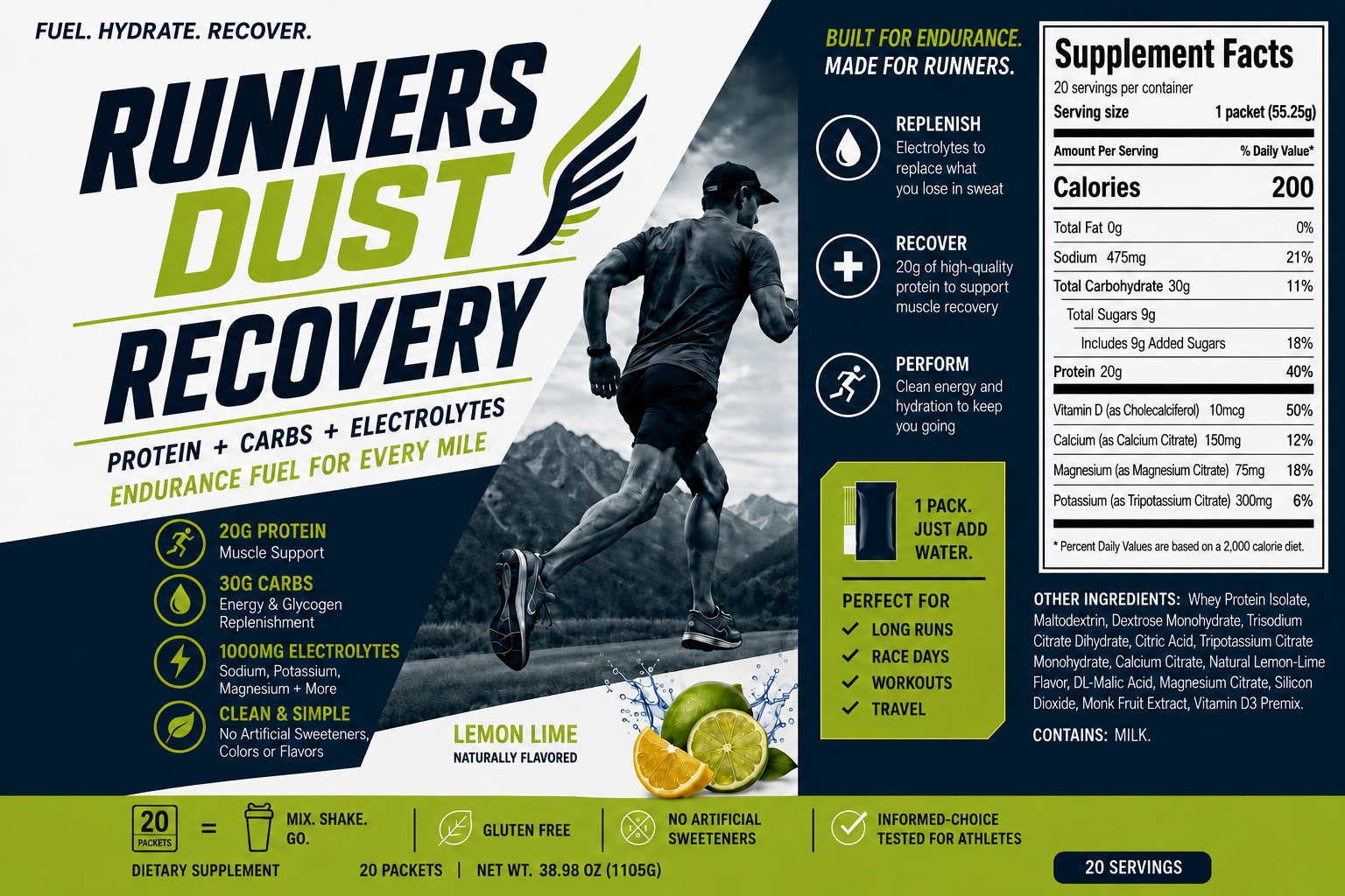 Runners Dust™ Recovery